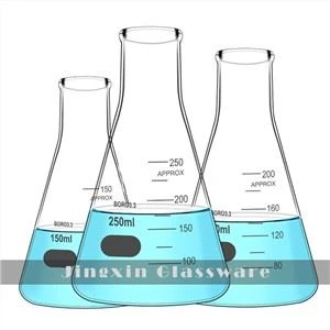 Labu Kaca Erlenmeyer Sekali Pakai Kimia